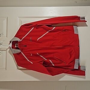 Nike Unisex Ohio State University Scarlet/Grey Jacket Full Zip Size M